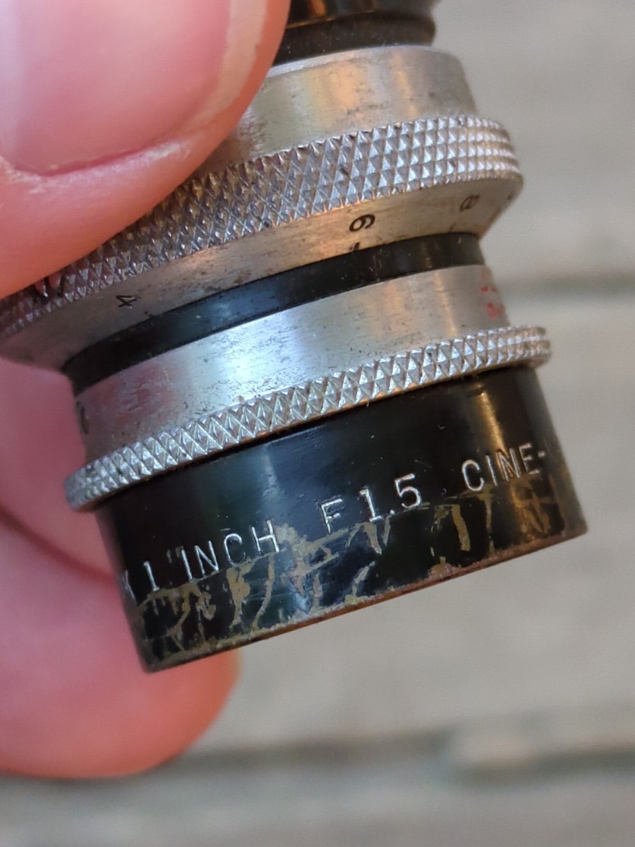 Wollensak 1 Inch 25mm F1.5 Cine Velostigmat Lens C Mount Wollensak 1 Inch 25mm F1.5 Cine Velostigmat Lens C Mount