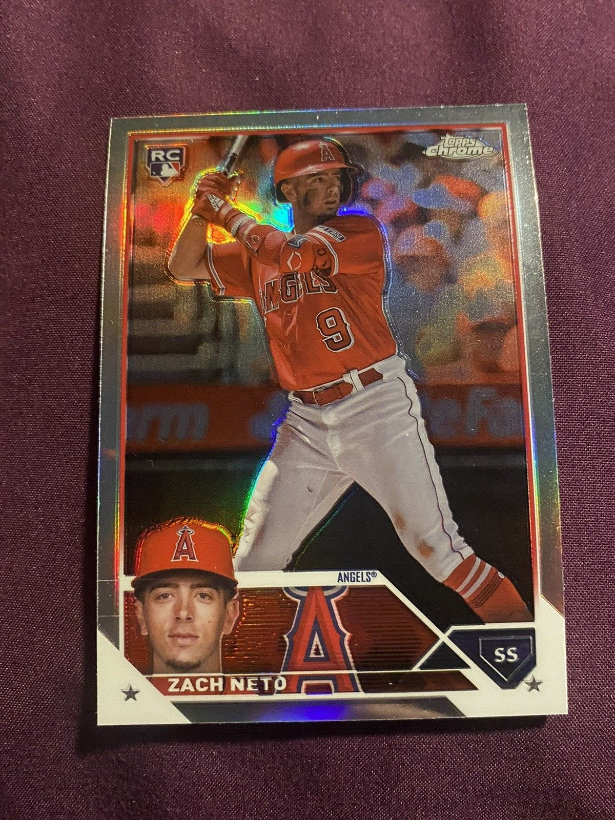 2023 Topps Chrome Update Refractors #USC34 Zach Neto Los Angeles Angels