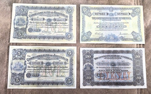 Reprint on paper with W/M Commonwealth of Australia 1913-1918 y. Free Shipping ! - Picture 8 of 13