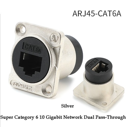 Rj45 D-type Module Socket Female Cat6/5e Panel Mount Networ Signal Connector - Afbeelding 22 van 24