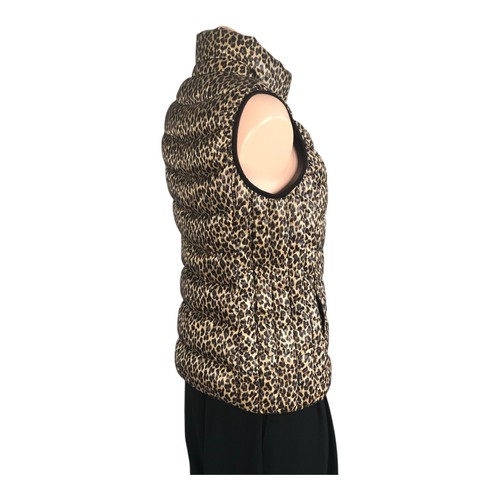 UNIQLO Pufftech Vest Size S 90% Duck Down Leopard Ultra Light Water Repellent - Picture 8 of 16