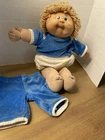 Vtg  1978-83 Cabbage Patch Kids Doll Blonde Hair Blue Eyes X. Roberts Original