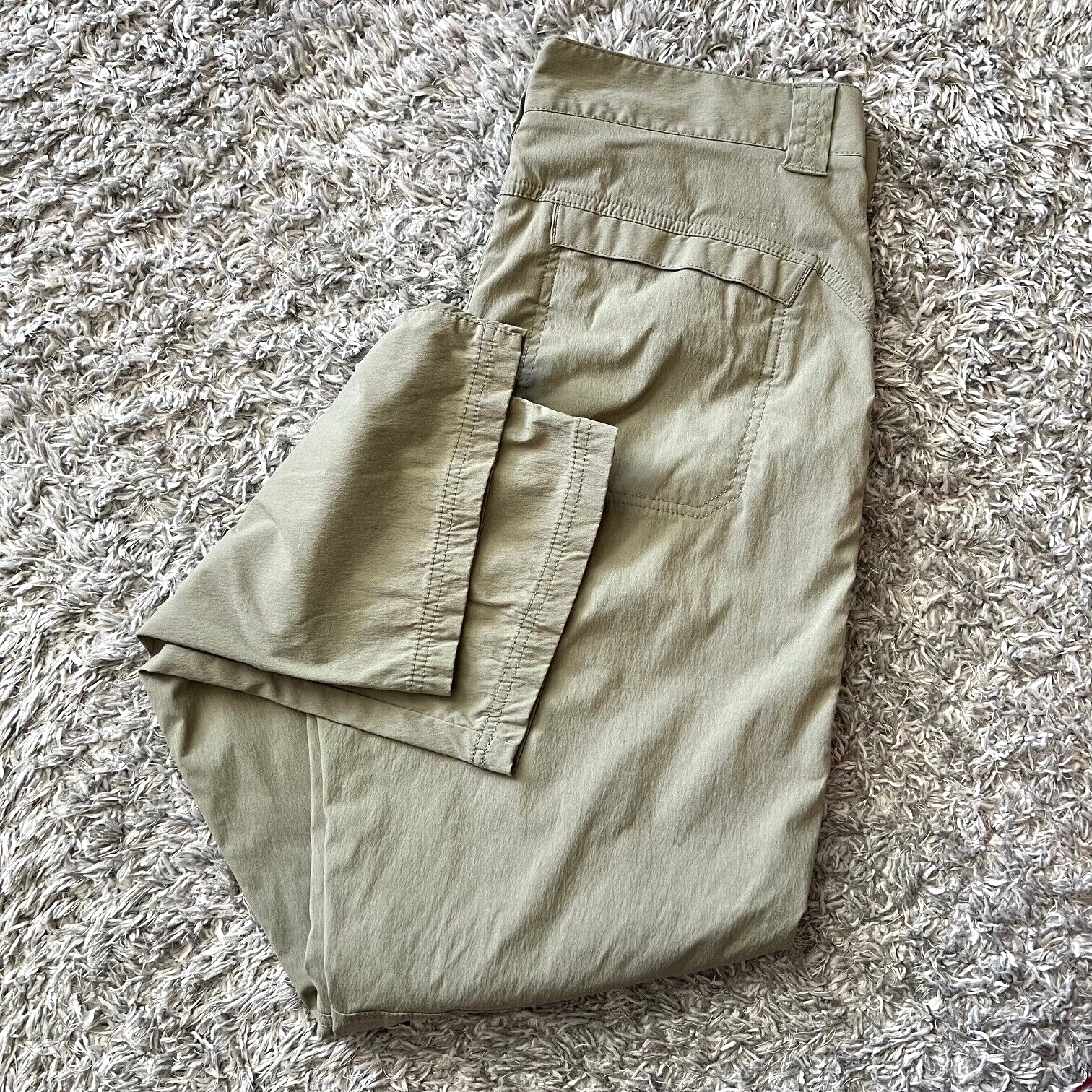 Pantalone Merrell Performance Outdoor Escursionismo Pesca Elasticizzato Verde Tan Uomo 32R