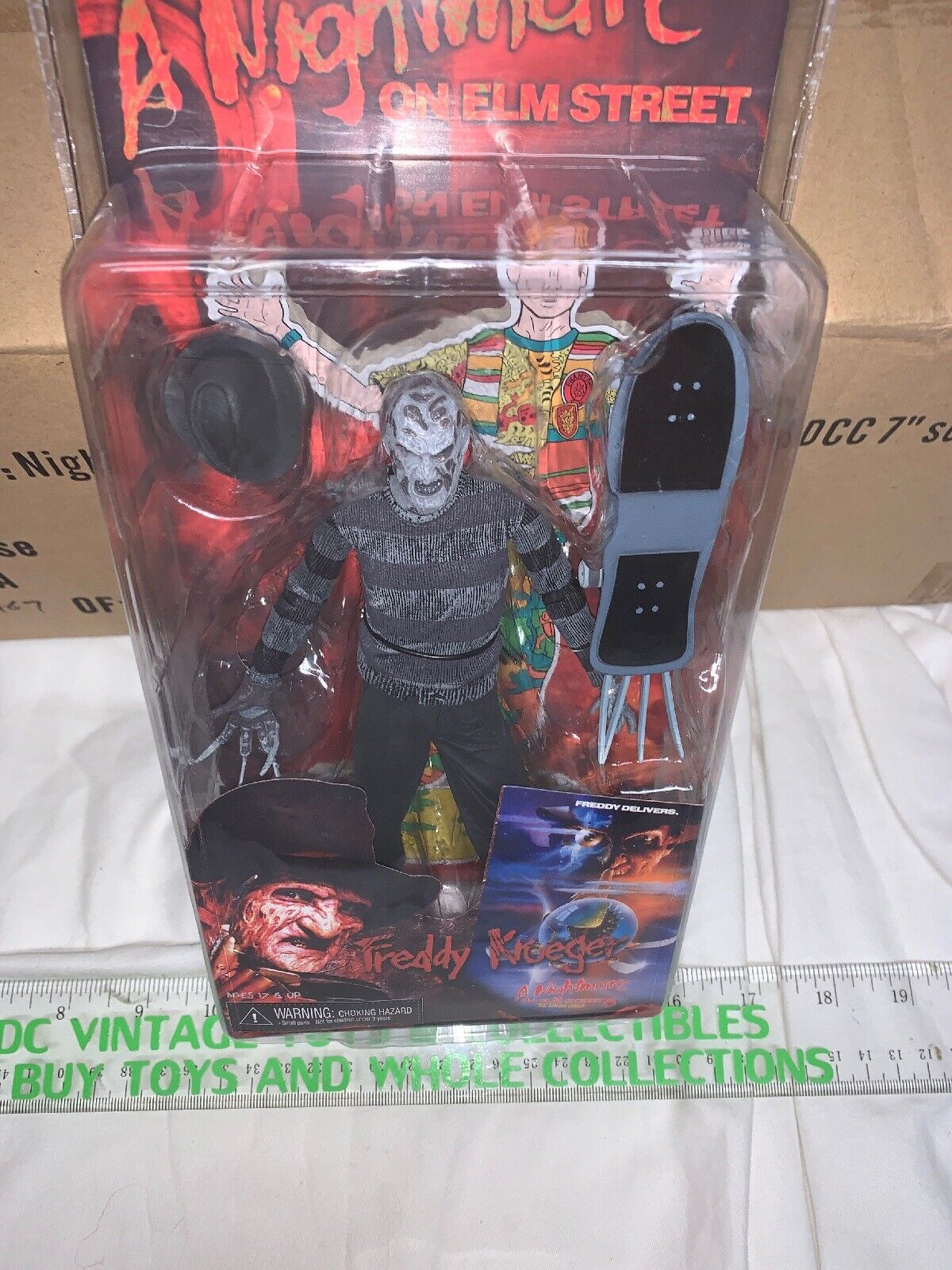 NECA A Nightmare on Elm Street Ultimate Freddy Krueger 7 PVC Action Figure  Box