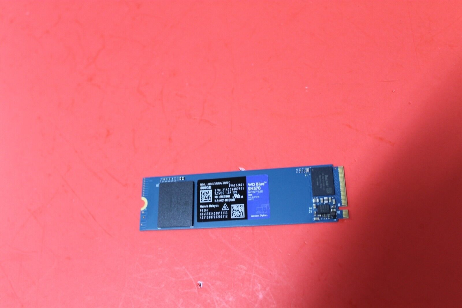 Western Digital Blue SN570 NVMe 500GB Internal M.2 2280