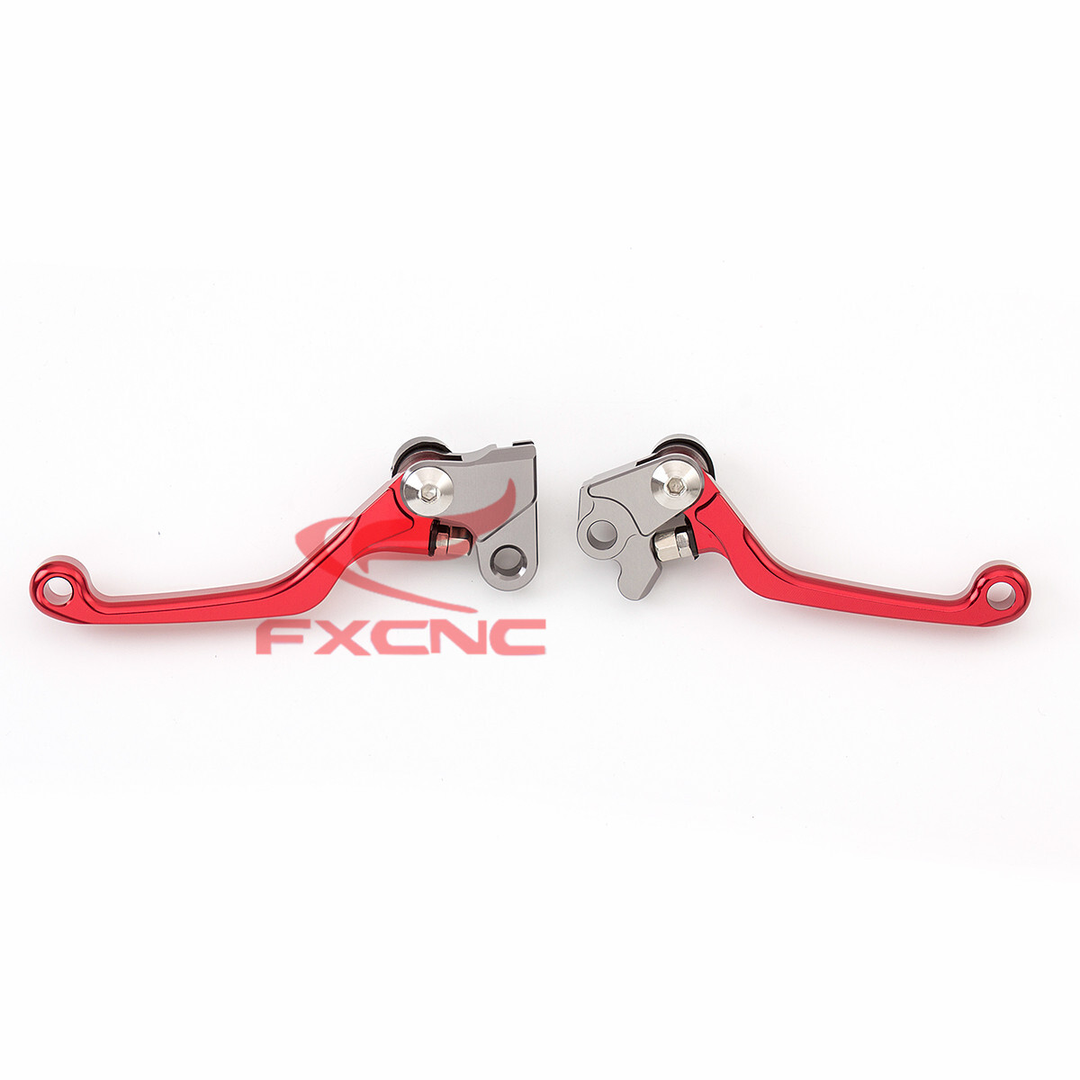 For HONDA XR 400 250 230 R Red CNC Dirt Bike Pivot Brake Clutch Levers XR LOGO E - Foto 8
