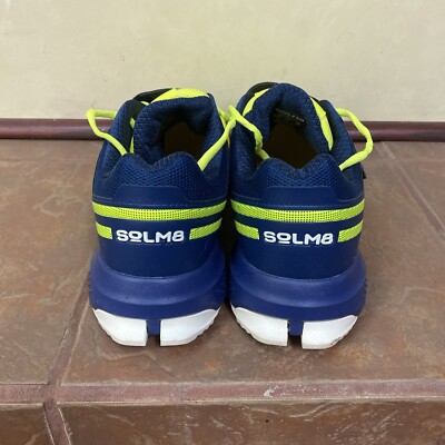 Solm8 S4 Cricket Shoes Mens 12 Rubber Sole Yellow Blue Athletic Sports Solm8 S4 Cricket Shoes Mens 12 Rubber Sole Yellow Blue  main image 2