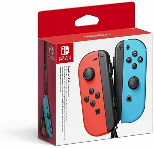 Nintendo Joy-Con Paire de Manettes de Jeu pour Nintendo Switch - Rouge Néon/Bleu - Photo 1/1