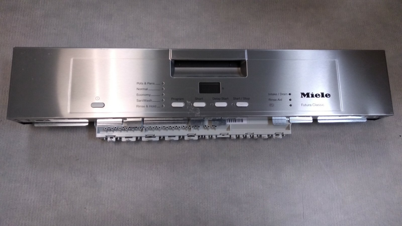 09968911 / 11255600 OEM Miele Dishwasher Stainless Steel Display Board
