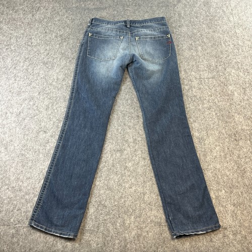 Jeans Diesel donna W30 L32 bootcut blu medio lavato sfumato vintage Y2K Proody - Foto 2 di 13