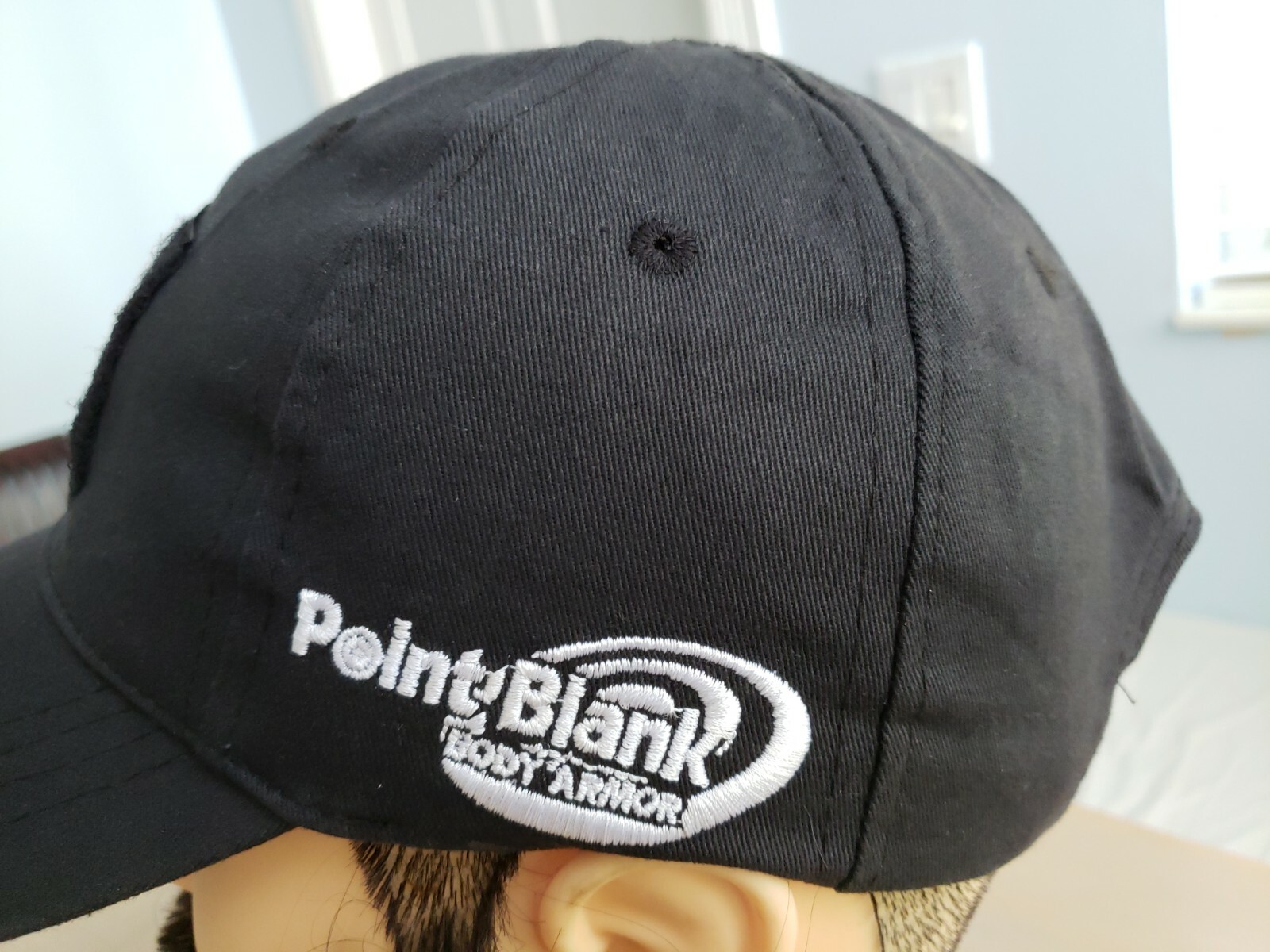 Point Blank Removable Patch Hat American Flag Bla… - image 5