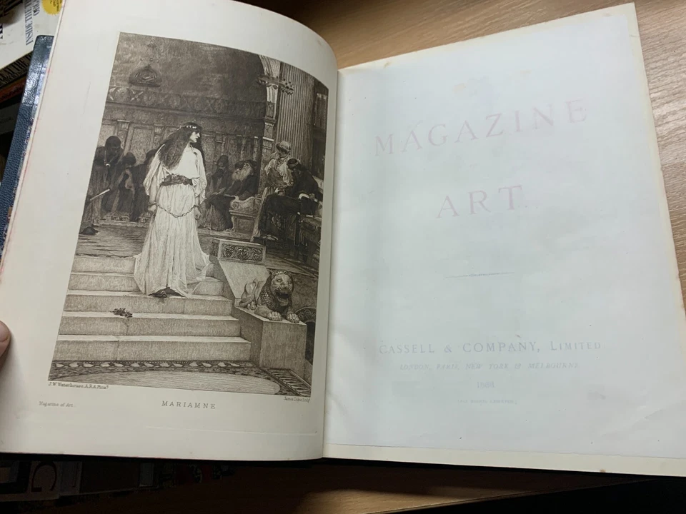 *RARE* 1888 "THE MAGAZINE OF ART" BOUND ISSUES 2.5kg VOL 2 ANTIQUE BOOK (EV3) - Image 4 of 4