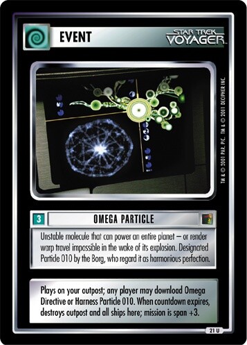 Omega Particle - The Borg - Star Trek CCG 1E - Imagen 1 de 1