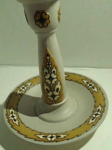 Mettlach 1916 VB Keramik Jugendstil Sezessionist Kerzenhalter Kerzenhalter - Bild 4 von 6