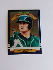2019 Optic ** DIAMOND KINGS BLUE PANDORA PRIZM ** #12 Matt Chapman #D / 99