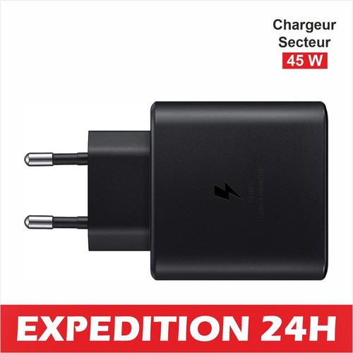 Chargeur secteur Super Rapide 3.0 (45W) pour Samsung S20 - S23 ULTRA - S23 PLUS - 第 2/5 張圖片