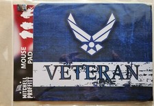 US AIR FORCE VETERAN NEOPRENE MOUSE PAD - MADE IN USA!