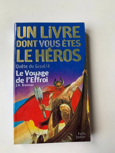 livre LDVELH série Quêtes du Graal n°4 : Le voyage de l'effroi / réédition TBE