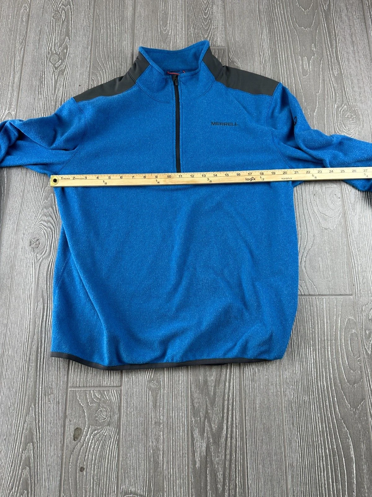 merrell pullover fleece 1/4 zip jacket