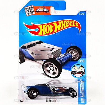 2016 Hot Wheels HI-ROLLER #118 blue - HW Showroom - 1:64 Mattel DHP09
