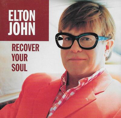 ELTON JOHN  Recover Your Soul  2 versions  promo CD single with PicCover