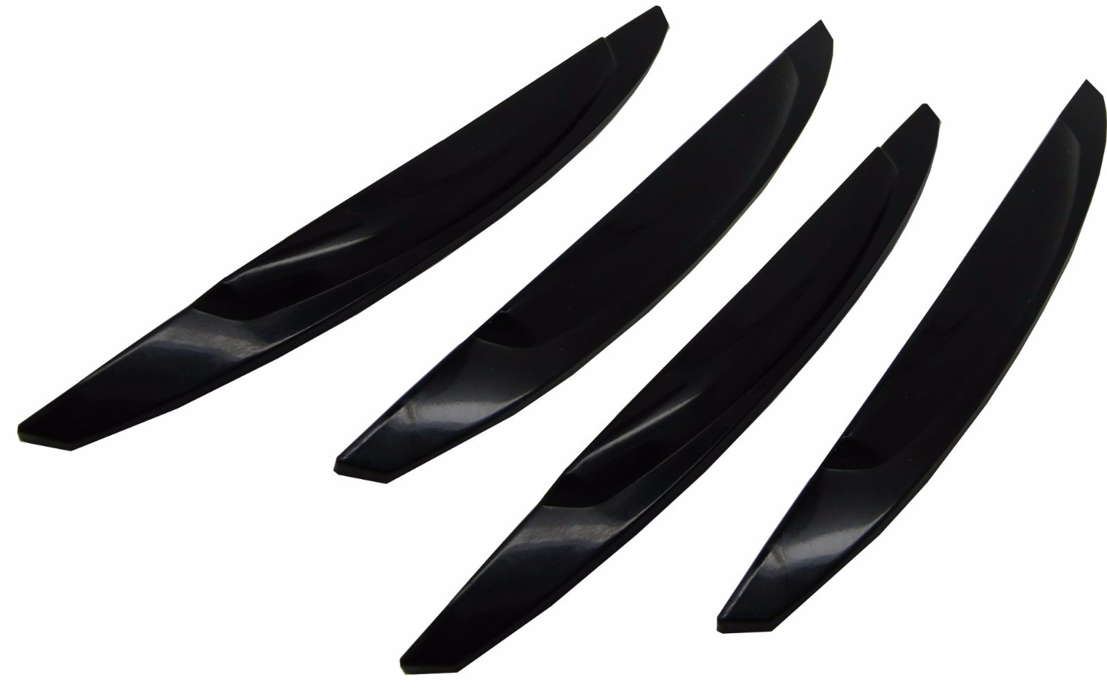 X4 Pair Black Car / Van Door Edge Guard Trim Protector Strips Anti Chip