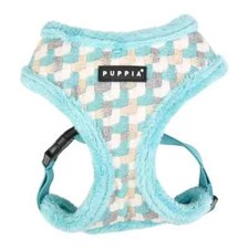 Puppia, Dog Harness, No Pull, Adjustable Soft, Arden Blue, Small 12-15.5" Chest
