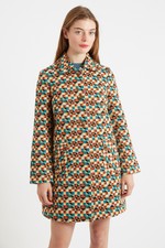 Dryden Geo Jacquard Coat