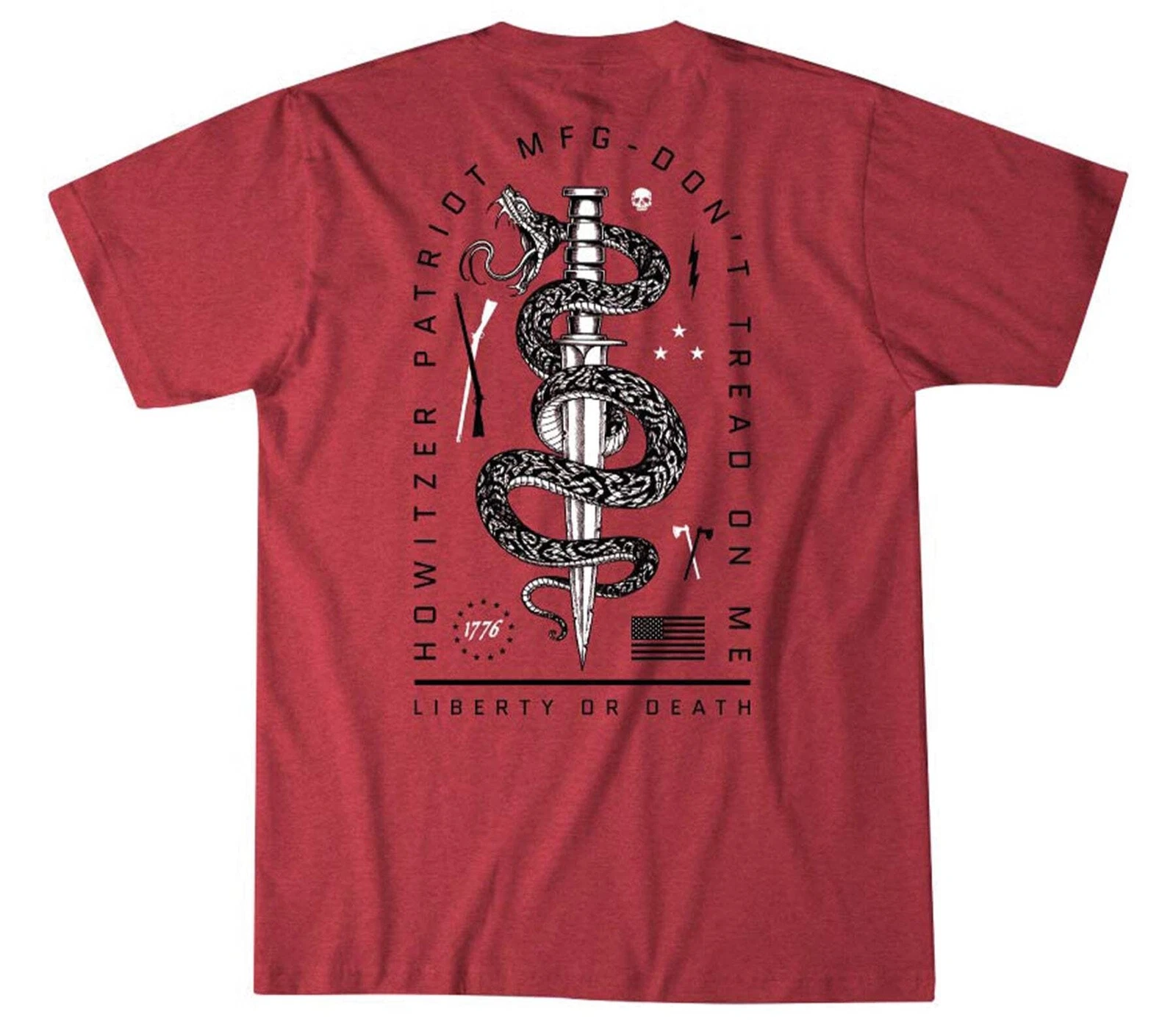 Howitzer Style Men's T-shirt Blade Snake Military Grunt MFG