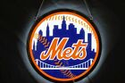 New York Mets 3D Led 20"x20" Neon Sign Lamp Light Hanging Nightlight Decor Ey