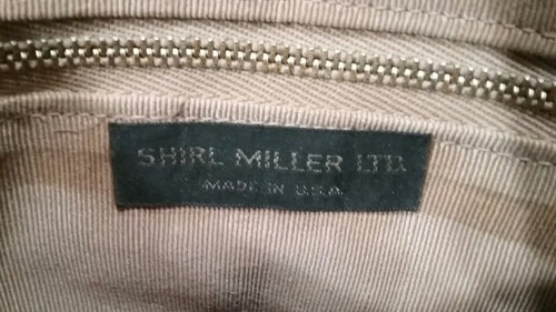 Vintage Shirl Miller LTD Brown PocketBook Purse HandBag w/Handstrap - Picture 4 of 5