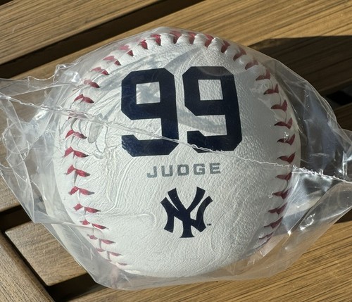 NY YANKEES WORLD SERIES BASEBALL 2024 AARON JUDGE #99 MLB RAWLINGS BALL - Picture 3 of 5