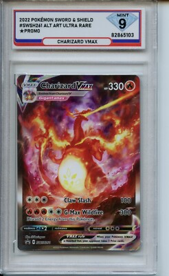 PSA9 リザードン VMAX Charizard SWSH261 英語版 Pokémon PSA 9 Mint Charizard VMAX SWSH261 Full Art - Ultra