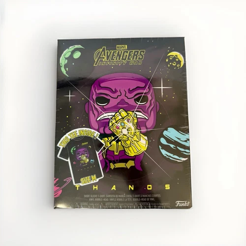 MARVEL - Boxed POP + POP T-Shirt - Infinity War Thanos (M)