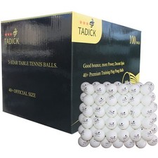 100 Pack White 3-Star 40 Quality Training Ping Pong Ball Premium Table Tenni...