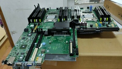DELL 4N3DF POWEREDGE R730 R730xd SERVER SYSTEM BOARD mit 2x SR205 E5-2640V3 CPU