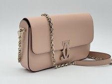 C DE CARTIER MINI CHAIN BAG PINK CALFSKIN LEATHER RARE NEW 100 GENUINE 3500