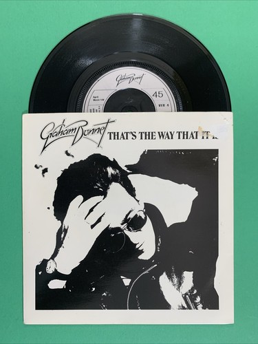 Graham Bonnet - That's The Way That It Is - 7" Vinyl, 1981 Vertigo VER 4 - VG+