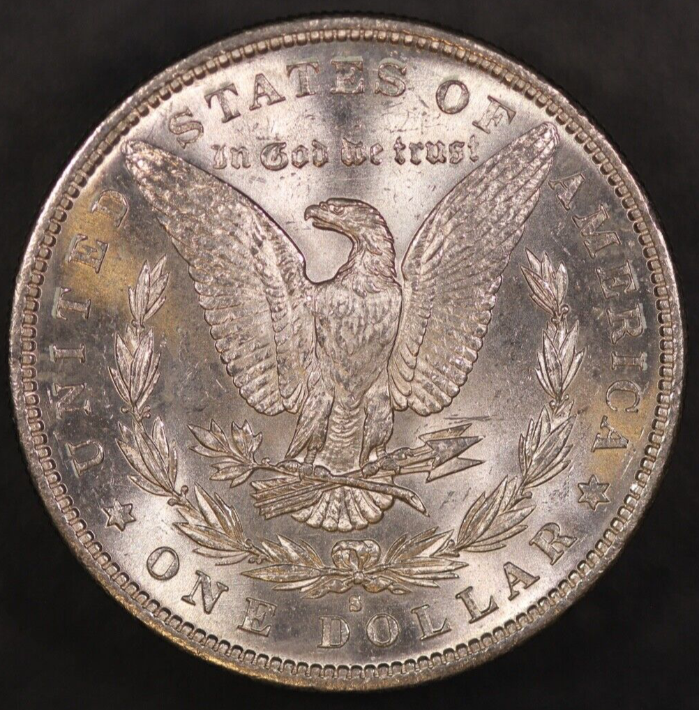 1882年 S モーガン シルバードル - 古いコレクションから新品 - ロット AA-7155 コイン ドイツ帝国