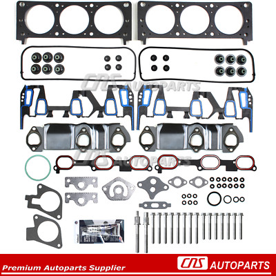 Fit 00-03 Chevrolet Pontiac Oldsmobile 3.4L Performance Head Gasket Bolts Set