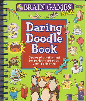 Brain Games Kids Daring Doodle (Spiral: Children's. Drawing, Art, Activity)
