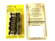 ReBoxx-1 33" HO Semi-scale wheels sets, .970" Axle Length, 12/ Pkg, NMRA RP-25