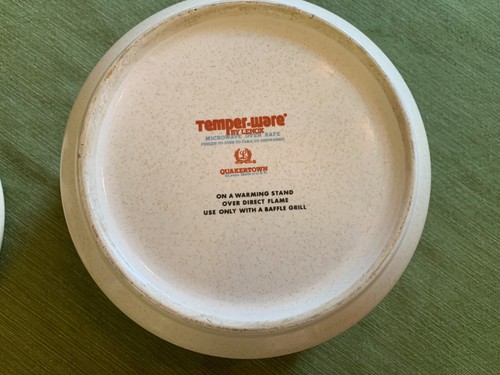 Vintage Lenox Quakertown Temperware 1.25 Qt Round Covered Casserole USA Discont. - Picture 5 of 6