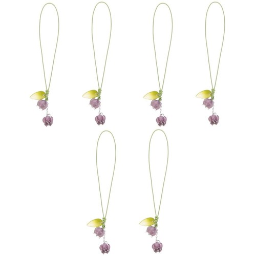 3 Pack Keychain Mobile Phone Strap Travel Accessory Charms Flower - 第 1/12 張圖片