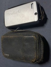 Vintage Minolta 16 Miniature 16mm Film Spy Camera Chiyoda Koganu Japan Case