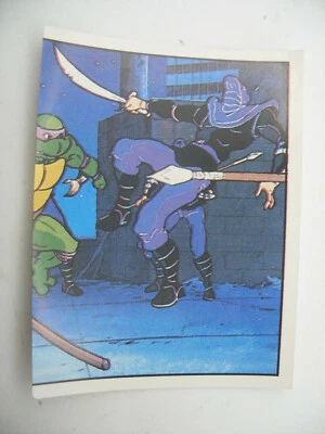 Stikers album Figurine PANINI 1990 immage TORTUES NINJA TURTLES Vignette n°50 - Photo 1/2