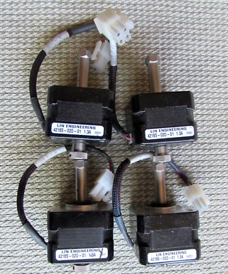 Lot of 4 LIN Engineering Stepper Motor NEMA 17 4218S-02D-01 1.3A Stepping CNC 3d