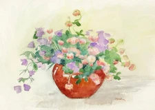 Floral Watercolor Poster Wall Art for Home Decor Premium Quality