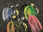 1/4 Ounce Spinnerbaits Bass Pike Lures Hand Tied Living Rubber Usa Made