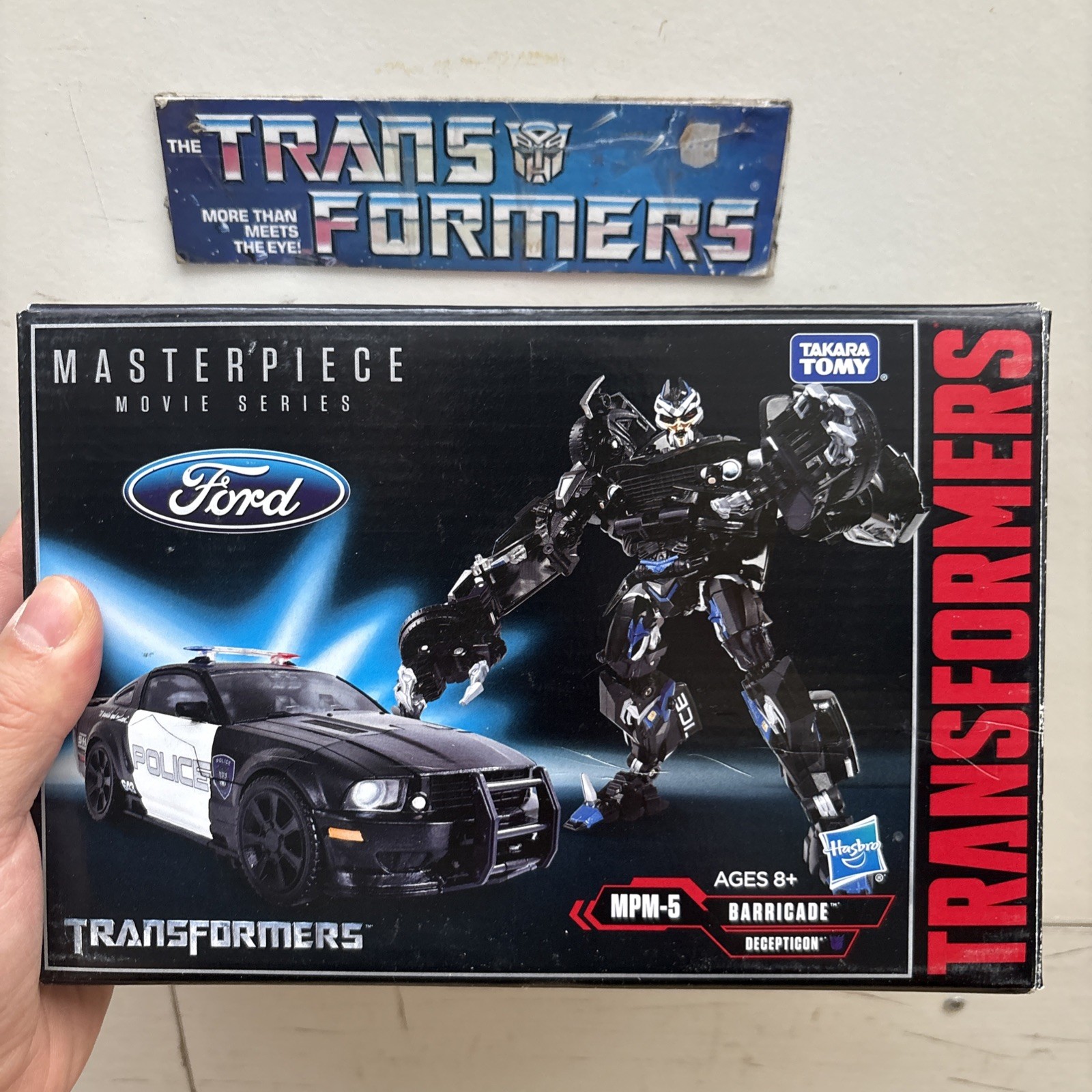 Transformers Hasbro 2017 MPM-5 Barricade Movie Series Masterpiece Complete 